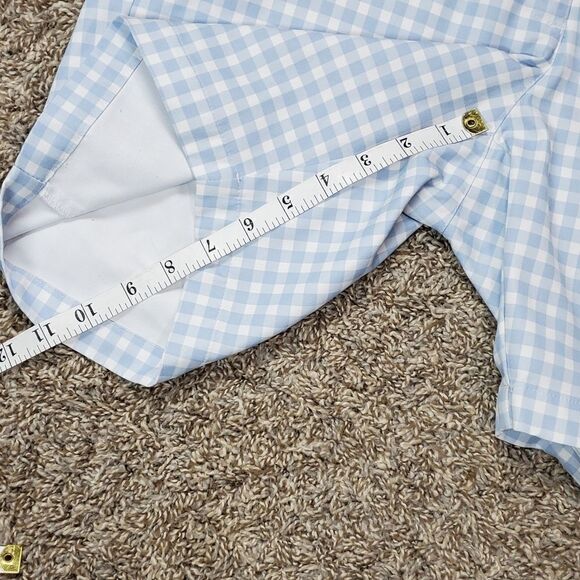 Callaway Blue & White Checked Golfs Shorts - Picture 4 of 7